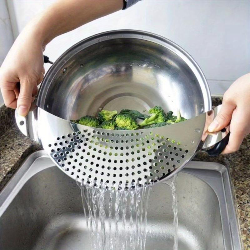 Stainless Steel Sieve Vegetable And Fruit Drainer Water Filter