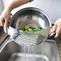 Stainless Steel Sieve Vegetable And Fruit Drainer Water Filter