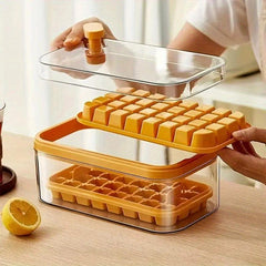 Ice Cube Mold Freezer Ice Tray With Ice Scoop And Ice Box