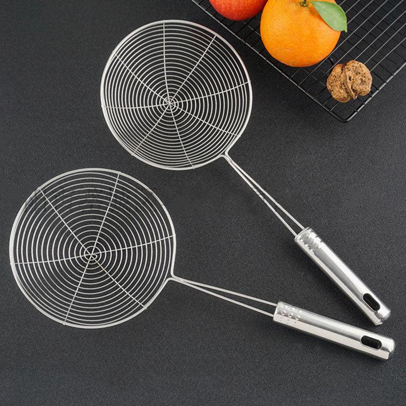 Stainless Steel Wire Skimmer Spoon With Handle