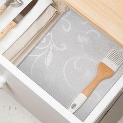 Waterproof Aluminum Foil Self Adhesive Shelf Liner Kitchen Wall Stickers