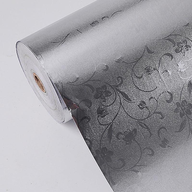 Waterproof Aluminum Foil Self Adhesive Shelf Liner Kitchen Wall Stickers
