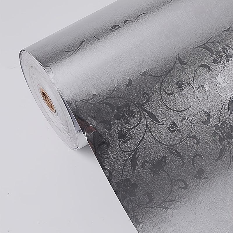Waterproof Aluminum Foil Self Adhesive Shelf Liner Kitchen Wall Stickers