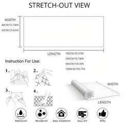 Marble Self adhesive Waterproof Wallpaper for Furniture Renovation