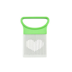 Onion Slicer Stainless Steel Plastic Handle Lemon Slicer