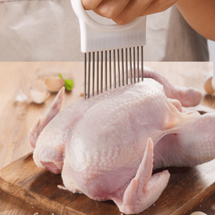 Onion Slicer Stainless Steel Plastic Handle Lemon Slicer