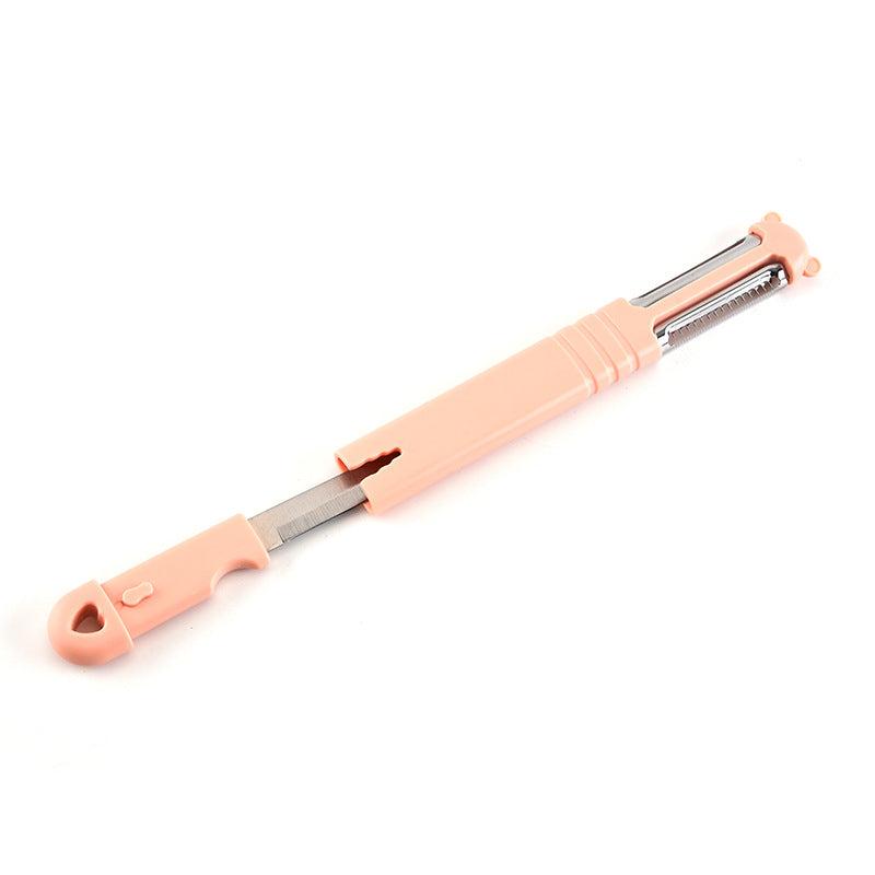 1pc Stainless Steel 3-in-1 Peeler Vegetable Shaper