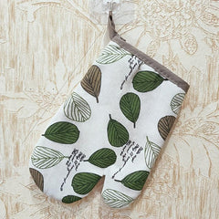 Cartoon Leaf Insulation Gloves for Oven and Kitchen Use