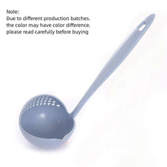 2in1 Soup Spoon Plastic Spoon Long Handle Colander Kitchen Tools