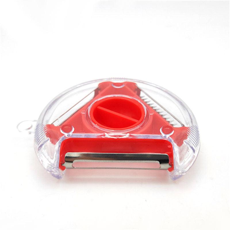 3-in-1 Stainless Steel Veggie Peeler for Slicing, Shredding, Scraping