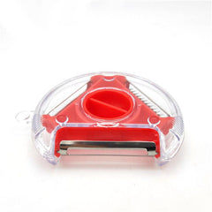 3-in-1 Stainless Steel Veggie Peeler for Slicing, Shredding, Scraping