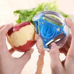 3-in-1 Stainless Steel Veggie Peeler for Slicing, Shredding, Scraping