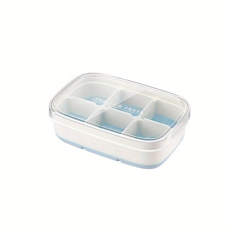 Ice Cube Tray With Lid, Flexible Ice Cube Mold, Easy Release Ice Maker