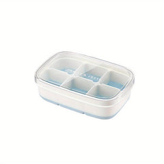 Ice Cube Tray With Lid, Flexible Ice Cube Mold, Easy Release Ice Maker