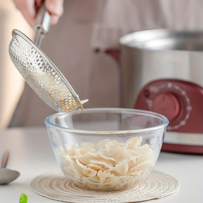 Stainless Steel Large Hole Colander for Noodles Dumpling