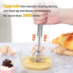 Stainless Steel Egg Beater, Whisk for Blending and Beating