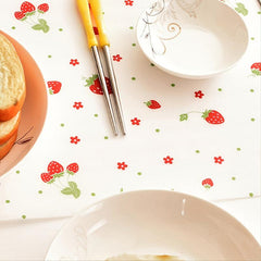Strawberry Pattern Refrigerator Cabinet Moisture Pad Roll