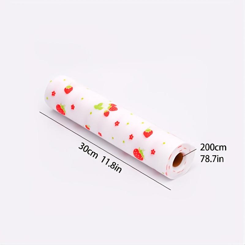 Strawberry Pattern Refrigerator Cabinet Moisture Pad Roll