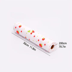 Strawberry Pattern Refrigerator Cabinet Moisture Pad Roll
