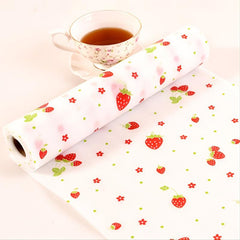 Strawberry Pattern Refrigerator Cabinet Moisture Pad Roll