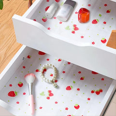 Strawberry Pattern Refrigerator Cabinet Moisture Pad Roll