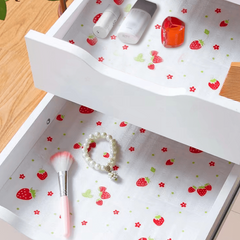 Strawberry Pattern Refrigerator Cabinet Moisture Pad Roll