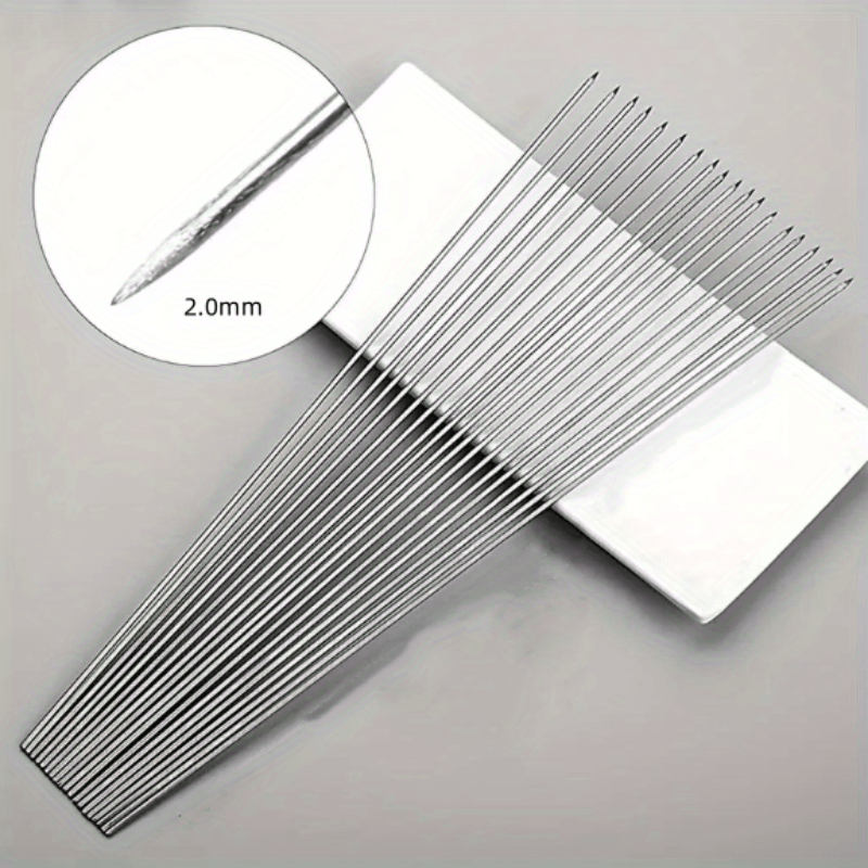 50pcs Stainless Steel BBQ Skewers Set with Storage Tube