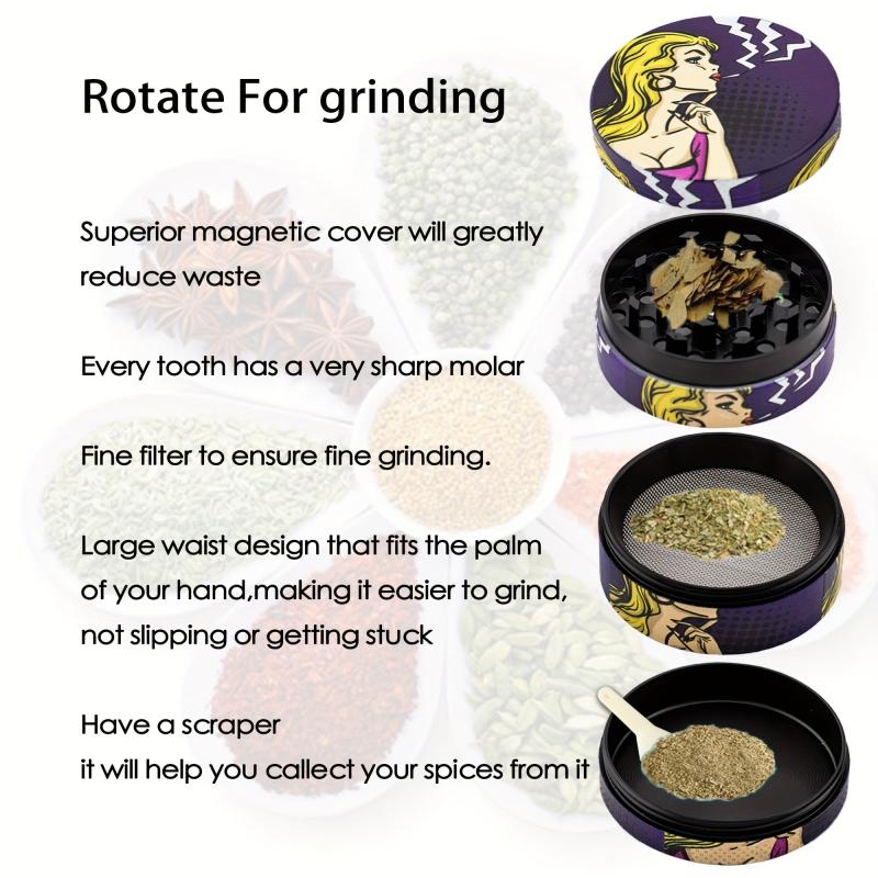 Creative Spice Grinder Metal Grinder For Kitchen Multifunctional Crusher