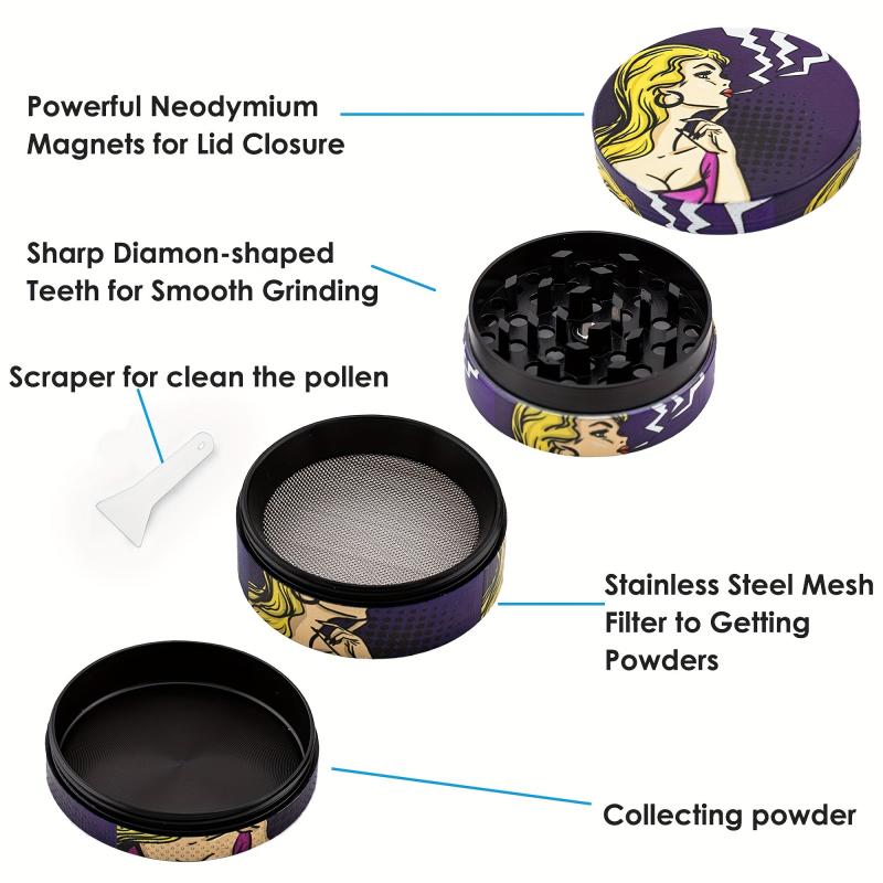Creative Spice Grinder Metal Grinder For Kitchen Multifunctional Crusher