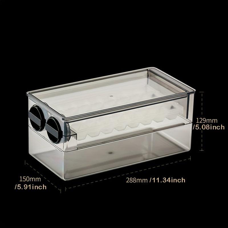 Rotatable Ice Cube Tray with 32 Grids