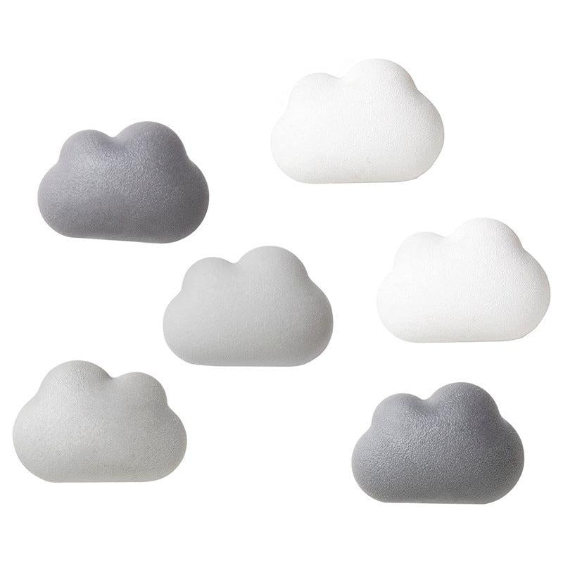 Set of 2 Cloud Fridge Magnets Home Decor Gift