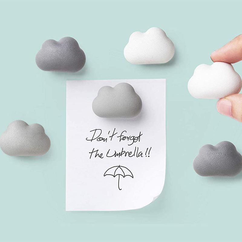 Set of 2 Cloud Fridge Magnets Home Decor Gift
