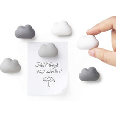 Set of 2 Cloud Fridge Magnets Home Decor Gift