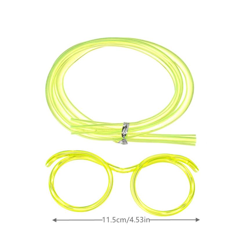 Funny PVC Straw Glasses Flexible Drinking Straws Bar Supplies