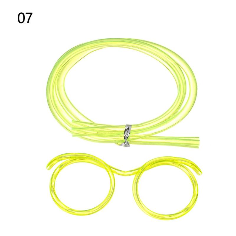 Funny PVC Straw Glasses Flexible Drinking Straws Bar Supplies