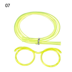 Funny PVC Straw Glasses Flexible Drinking Straws Bar Supplies