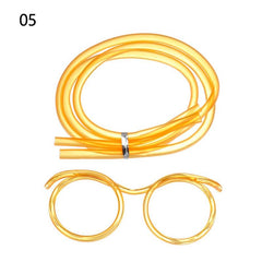 Funny PVC Straw Glasses Flexible Drinking Straws Bar Supplies