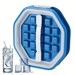 Portable Ice Cube Maker Bottle Reusable Plastic Ice Cube Mold Outdoor DIY
