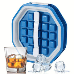 Portable Ice Cube Maker Bottle Reusable Plastic Ice Cube Mold Outdoor DIY