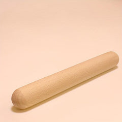 Natural Beech Wood Rolling Pin for Dumpling Skin