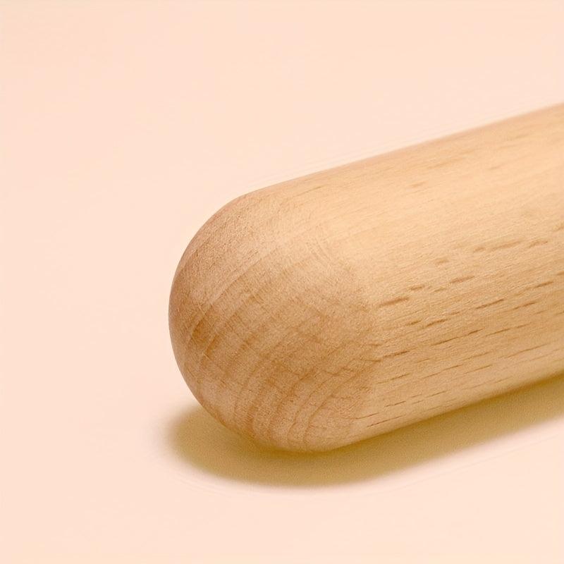 Natural Beech Wood Rolling Pin for Dumpling Skin