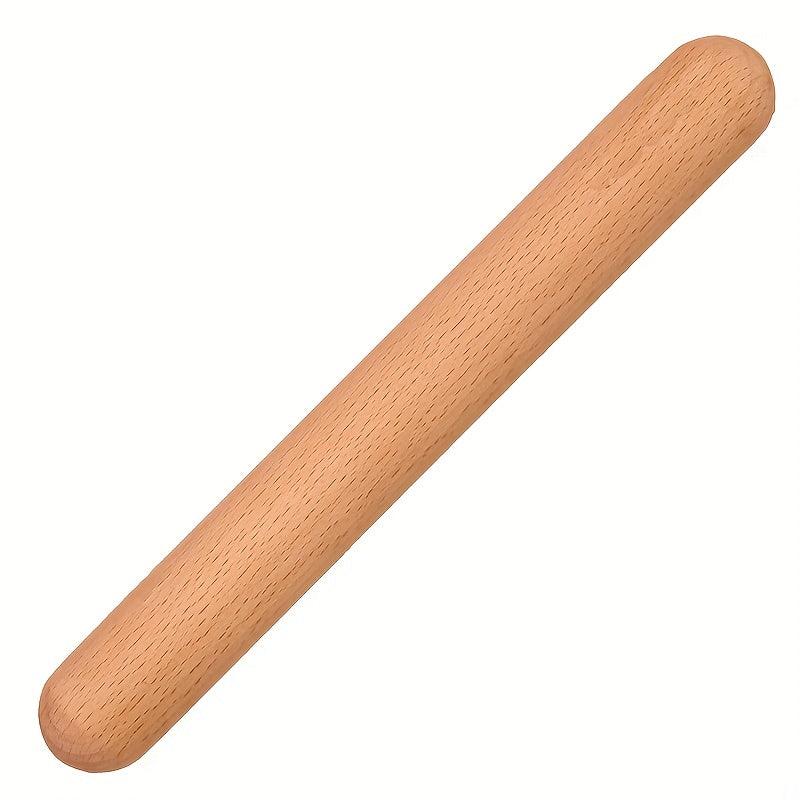 Natural Beech Wood Rolling Pin for Dumpling Skin