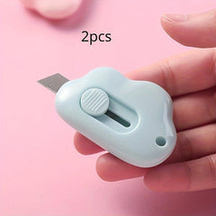 2pcs Cloud Shaped Mini Cutters for Packages Unpacking