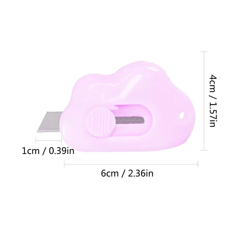 2pcs Cloud Shaped Mini Cutters for Packages Unpacking