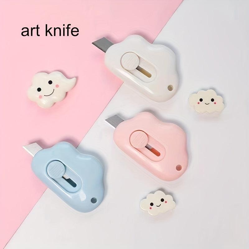 2pcs Cloud Shaped Mini Cutters for Packages Unpacking