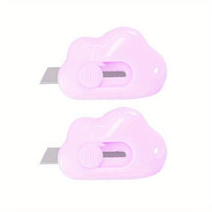 2pcs Cloud Shaped Mini Cutters for Packages Unpacking