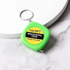 Mini Keychain Tape Measure Retractable Portable Backpack Keychain Tape Measure
