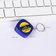 Mini Keychain Tape Measure Retractable Portable Backpack Keychain Tape Measure