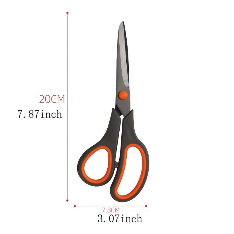 2pcs 3pcs PVC Coated Stainless Steel Office Scissors