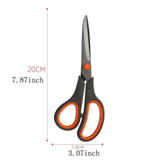 2pcs 3pcs PVC Coated Stainless Steel Office Scissors